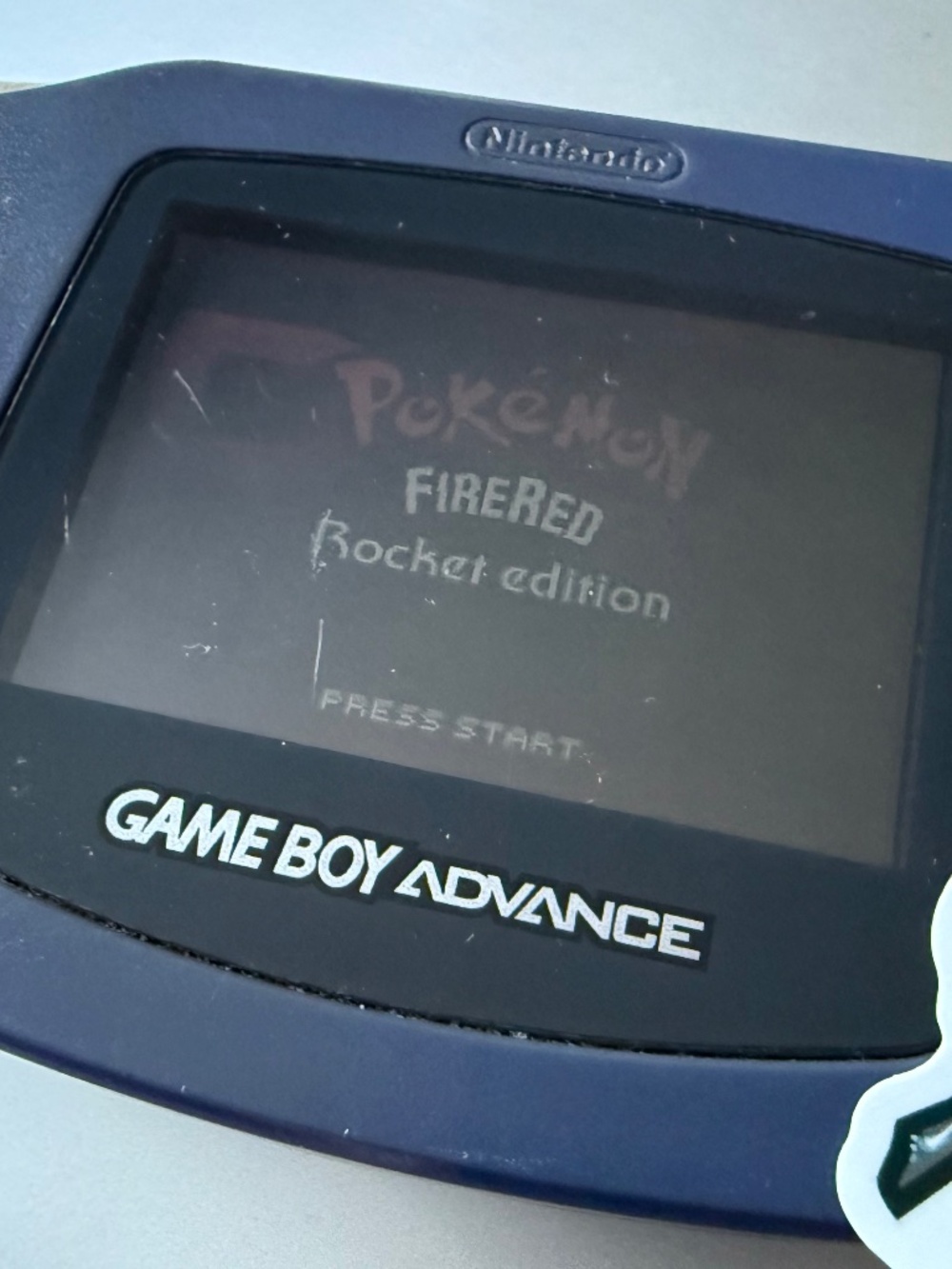 2002 POKEMON FIRE RED TEAM ROCKET EDITION NINTENDO GAMEBOY ADVANCE GBA GAME RARE